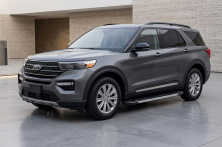 Бокові пороги RedLine (2 шт., Алюміній) Ford Explorer 2019- рр.
