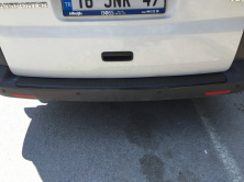 Накладка на задній бампер з загином (Карбон) для Volkswagen T5 Caravelle 2004-2010 рр