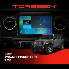 Штатна магнітола Torssen 2K Jeep Wrangler/Rubicon 2018 F98256 4G Carplay DSP