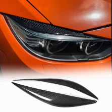 Вії на фари V1 (для F30, Карбон) BMW 3 серія F30/F31 2012-2019 рр.