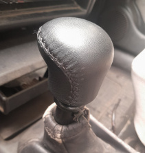 Ручка КПП без логотипу (шкіра) Opel Vectra B 1995-2002 рр.