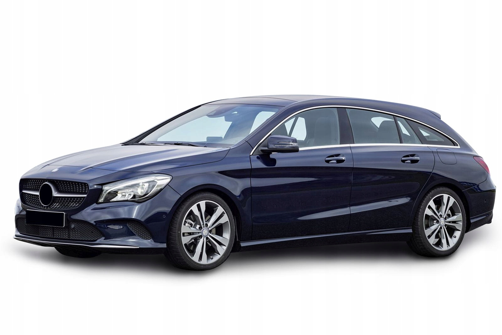 Передня решітка (2017-2019, Diamond Silver) для Mercedes CLA C117 рр