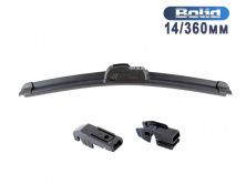 Щітка склоочисника 360 мм безкаркасна BOLID