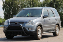 Кенгурятник WT003 Black (нерж.) Honda CRV 2001-2006 рр.