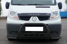 Кенгурятник Exclusive Black (нерж.) Renault Trafic 2001-2015 рр.