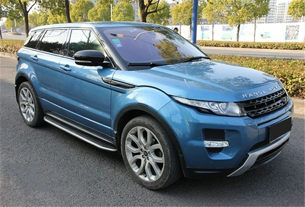 Бокові пороги OEM-V2 (2 шт., алюміній) Pure для Range Rover Evoque 2012-2018 рр