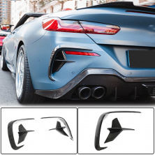 Аеродинамічні накладки на задній бампер V2 (для M-Sport, Карбон) BMW 8 серия G14/G15/G16 2018- гг.