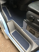 Килимки на пороги (3 шт, EVA, чорні) Volkswagen Crafter 2006-2016 рр.