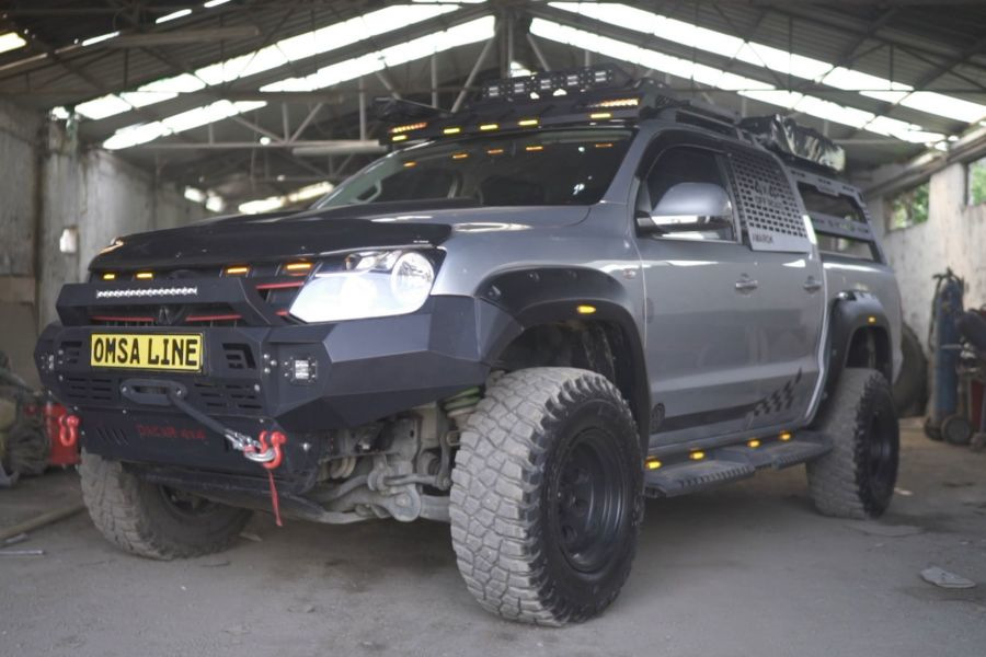 Накладка на край розширювача арки Dakar для Volkswagen Amarok 2010-2022 рр