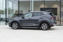 Бокові пороги Rainbow (2 шт., Алюміній) Kia Sportage 2021- рр.