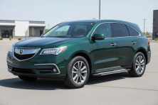 Бокові пороги Rainbow (2 шт., Алюміній) Acura MDX 2013-2020 рр.