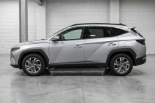 Бокові пороги Allmond Black (2 шт., Алюміній) Hyundai Tucson NX4 2021- рр.