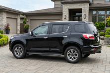 Бокові пороги Bosphorus Black (2 шт., Алюміній) Chevrolet Trailblazer 2012-2019 рр.