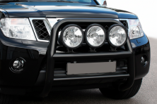 Кенгурятник WT018 Black (нерж) Nissan Navara 2006-2015 рр.