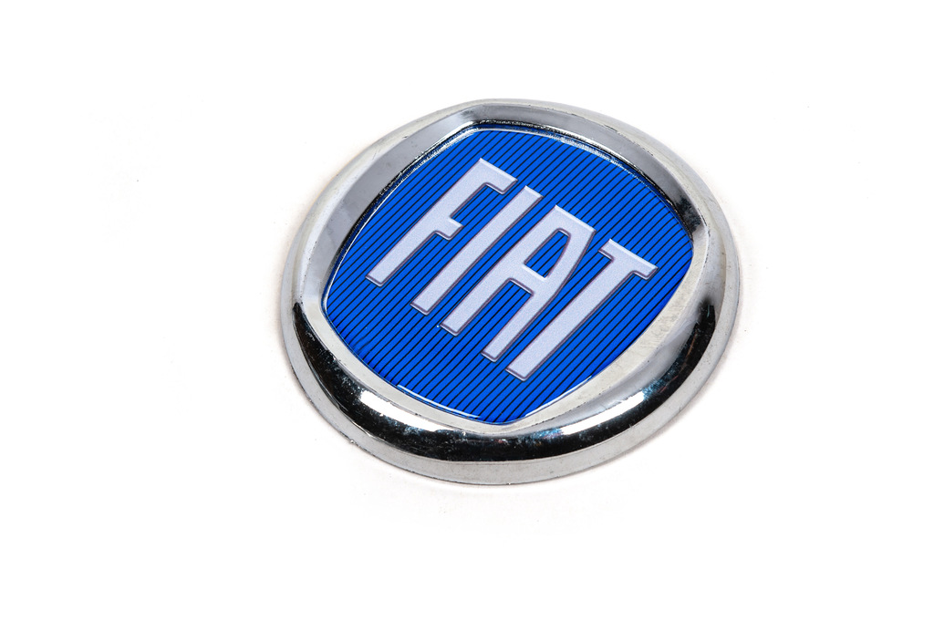 Емблема (синя, самоклейка) 75 мм для Тюнінг Fiat