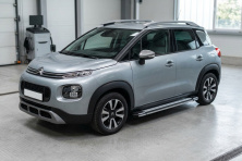 Бокові пороги Rainbow (2 шт., Алюміній) Citroen C-3 Aircross 2017-2024 рр.