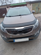 Зимова решітка (верхня) Матова Kia Sportage 2010-2015 рр.