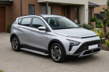 Бокові пороги Maydos V2 (2 шт., Алюміній) Hyundai Bayon 2021- рр.