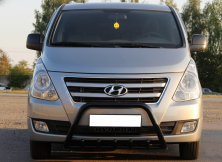 Кенгурятник WT004 Black (нерж) Hyundai H300, H1, Starex 2008-2020 рр.