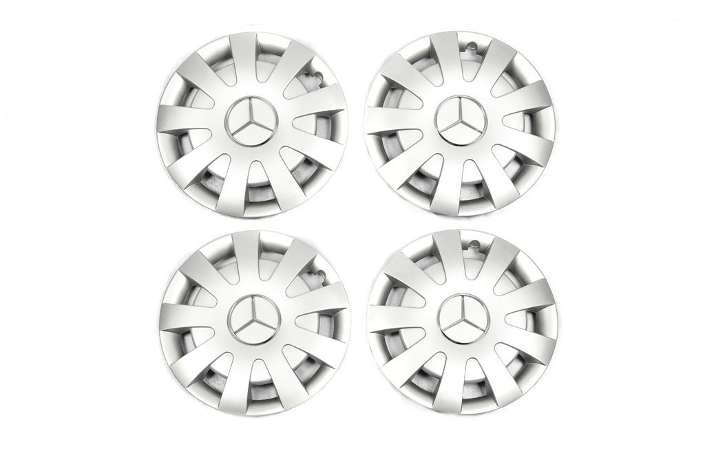 Ковпаки сірі ABS R16 (1-катковий, 4 шт) для Mercedes Sprinter W906 2006-2018 рр