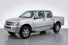 Бокові пороги Line (2007-2012, 2 шт., Алюміній) Isuzu D-Max 2002-2011 рр.