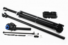 Стенд для ремонта велосипеда, складной, регулируемая высота 100-150 см, регулируемый угол наклона велосипеда, чёрный HS-X006A KS