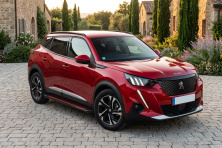 Бокові пороги Maya Red (2 шт., Алюміній) Peugeot 2008 2019- рр.