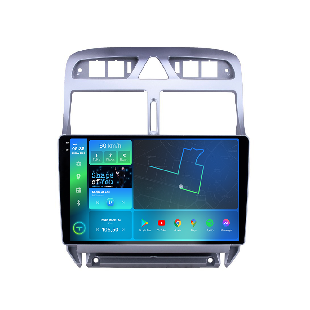 Штатна магнітола Torssen 2K Peugeot 307 02-13 F9464 4G Carplay DSP
