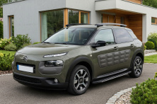 Бокові пороги Bosphorus Grey (2 шт., Алюміній) Citroen Cactus 2014-2020 рр.
