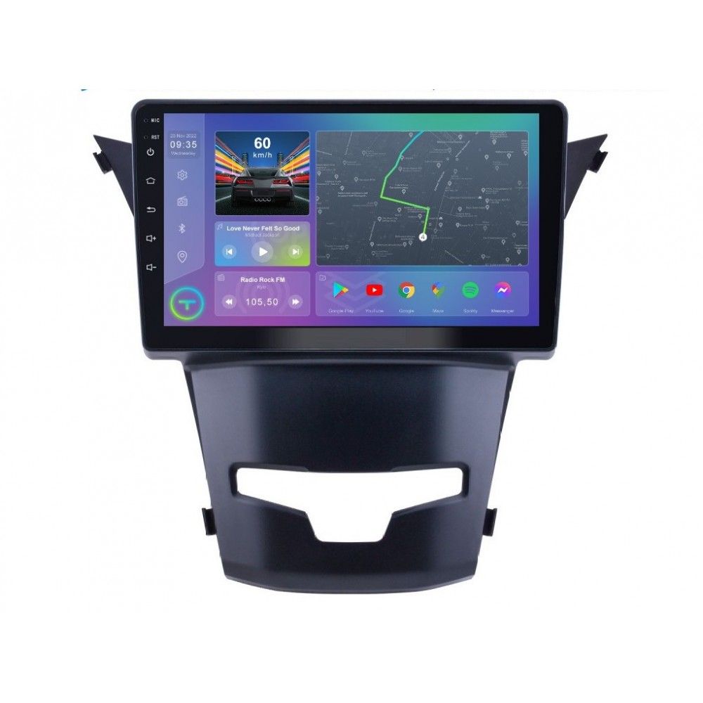 Штатна магнітола Torssen SsangYong Korando 3/Action 2 13-17 FL9 4+64Gb 4G Carplay DSP
