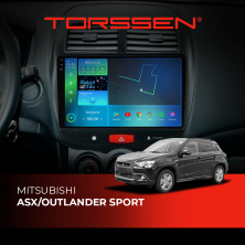 Штатна магнітола Torssen 2K Mitsubishi ASX/Outlander sport F10232 4G Carplay DSP