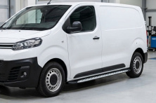 Бокові пороги Shining V1 (2 шт., Алюміній) Citroen Jumpy/Dispatch 2017- рр.