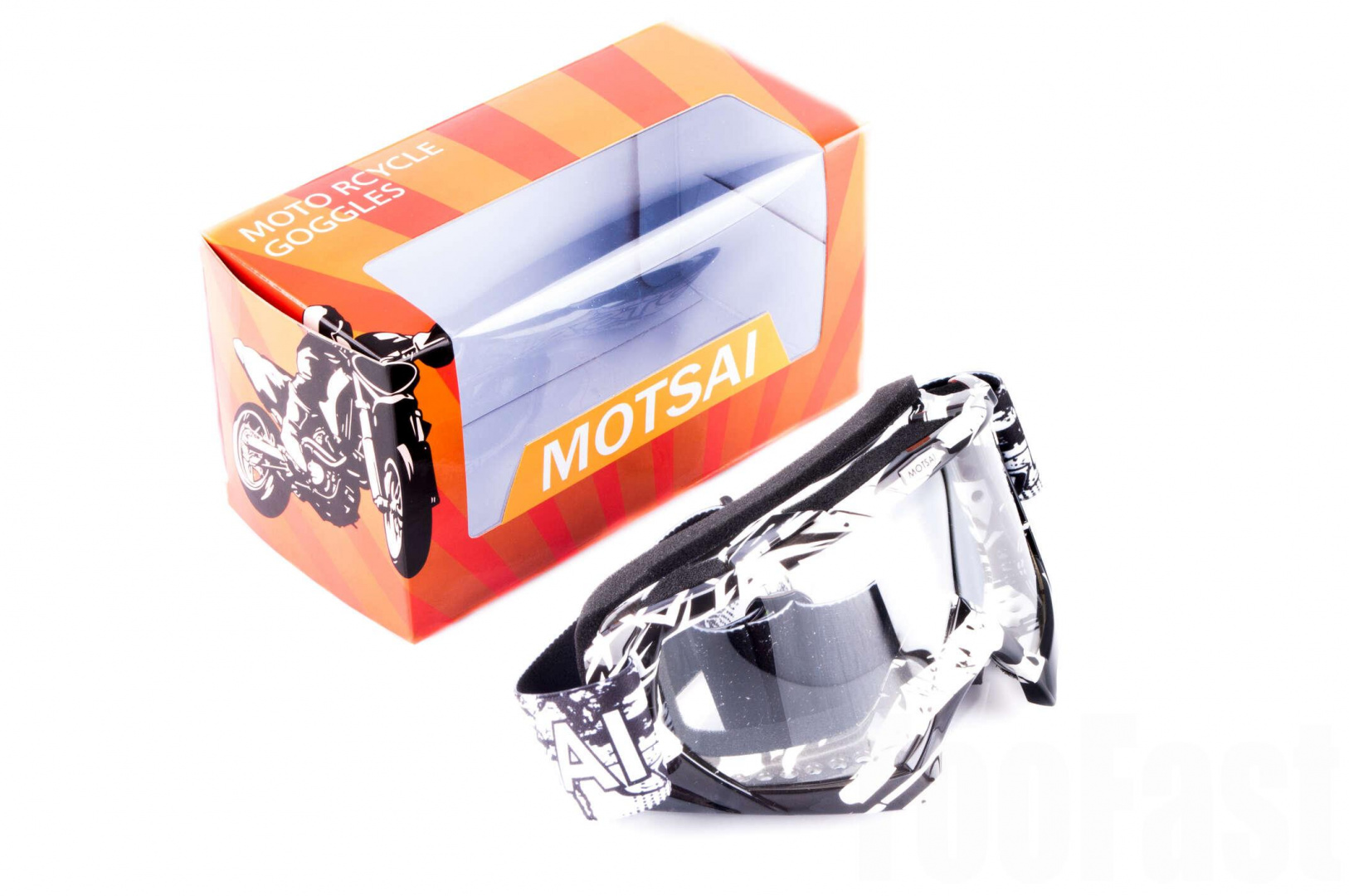 Очки кроссовые   MOTSAI   (mod:A5, с прозрачным стеклом)