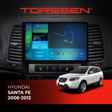 Штатна магнітола Torssen 2K Hyundai Santa Fe 2006-2012 F9332 4G Carplay DSP