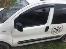 Вітровики (2 шт., Sunplex Sport) для Fiat Fiorino/Qubo