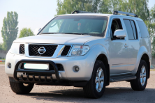 Кенгурятник WT008 Black (нерж) Nissan Navara 2006-2015 рр.