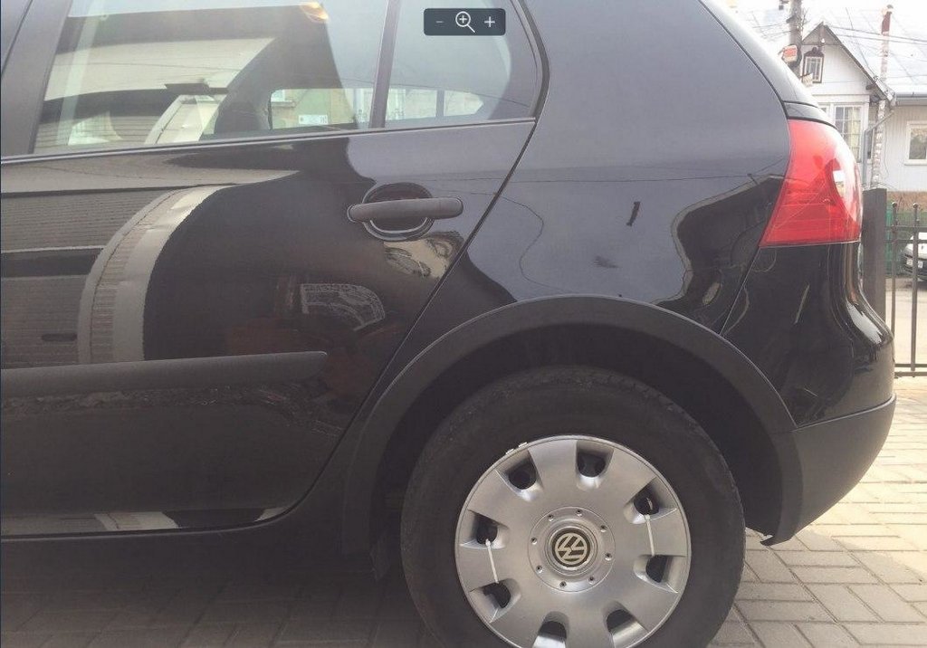 Накладки на арки (4 шт, чорний мат) для Volkswagen Golf 5 2003-2009 рр