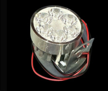 Фара додаткового світла LED (кругла) L7-9W кругла D-54 FLOOD 9-85V DC 1,5W 6щт. 6000К IP67 900 LM VDK