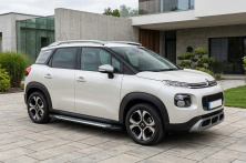 Бокові пороги Line (2 шт., Алюміній) Citroen C-3 Aircross 2017-2024 рр.