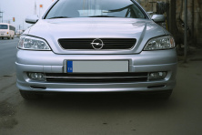 Накладки на фари (2 шт, пласт) Opel Astra G classic 1998-2012 рр.