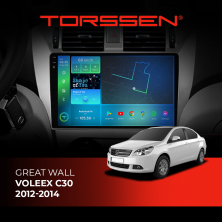 Штатна магнітола Torssen 2K Great Wall Voleex C30 2012-2014 F9332 4G Carplay DSP