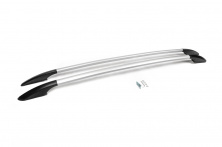 Рейлінги OmsaLine Solid (2 шт, сірі) Ford Kuga/Escape 2013-2019 рр.