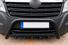 Кенгурятник WT004 Black (нерж) Fiat Ducato 2006-2025 рр.