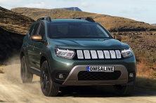 Передня решітка (сіра) Dacia Duster 2018-2024 рр.