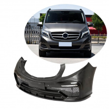 Передній бампер V2 (2014-2019, Карбон) Mercedes Vito/V-class W447 2014- рр.