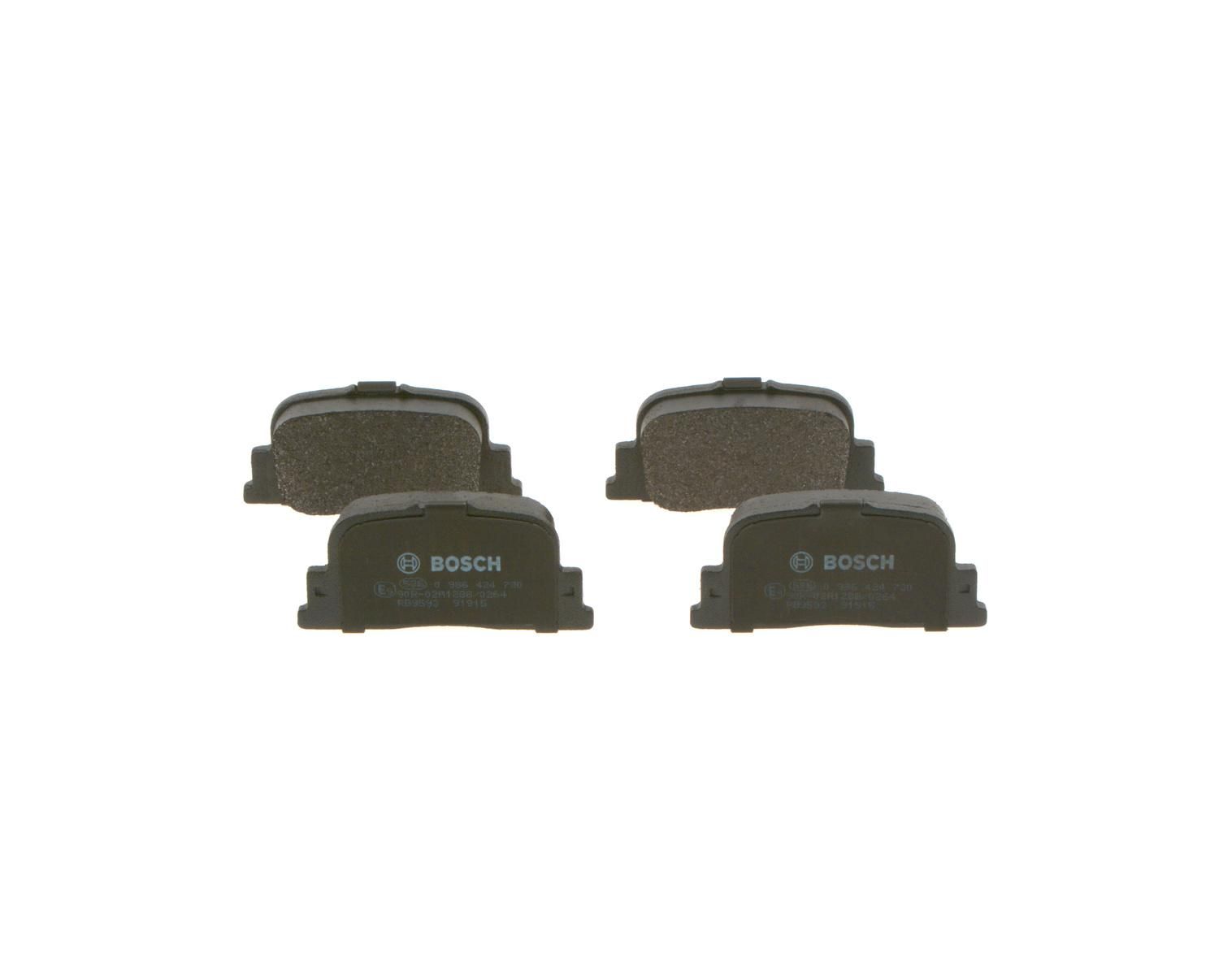 Колодки задні гальмові Lifan 620 BOSCH