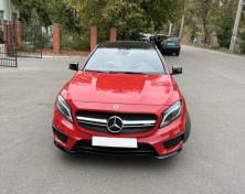 Передня решітка AMG Silver (2014-2016) Mercedes GLA X156 2014-2019 рр.
