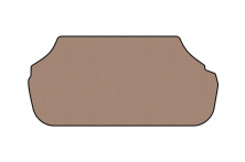 Гумовий килимок в багажник Carsuit (Sedan, бежевий) Audi A6 C4 1994-1997 рр.