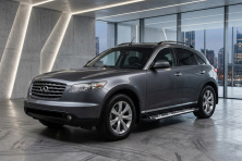 Бокові пороги Sunrise (2 шт., Алюміній) Infiniti FX 2003-2008 рр.