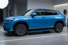 Бокові пороги Maya Blue (2 шт., Алюміній) Honda eNS1 2022- рр.